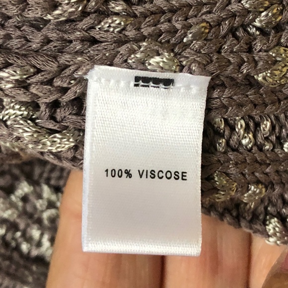 St John Chunky Ribbed 3/4 Sleeve Open Front Shawl - Picture 6 of 8